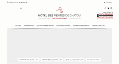 Desktop Screenshot of hoteldesventeschatou.com