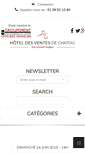 Mobile Screenshot of hoteldesventeschatou.com